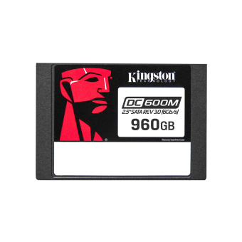 Твердотельный накопитель SSD Kingston SEDC600M/960G SATA 7мм Твердотельный накопитель SSD 960 Gb SATA 6Gb/s Kingston DC600M SEDC600M/960G 2.5" 3D TLC