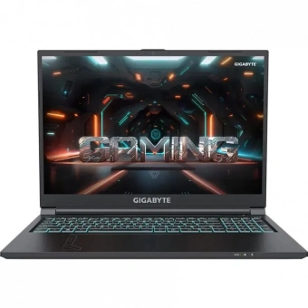 Ноутбук Gigabyte G6 MF 16" FHD 165Hz i5-13500H 16GB 512GB RTX4050 DOS Ноутбук, Gigabyte, G6 MF-52KZ853SD, 9RC56MF0HEIA01KZ000, 16", FHD, 1920x1200, IPS, 165Hz, i5-13500H, 8GB*2 DDR5, 512GB SSD Gen4, NVIDIA GeForce RTX4050, 8GB GDDR6, DOS, Черный