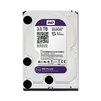 Жесткий диск Dahua WD30PURX HDD 3Tb Жесткий диск, Dahua, WD30PURX, HDD 3Tb, SATA 6Gb/s, 3.5", 64MB, 5400 RPM