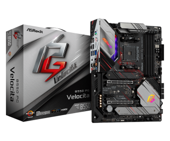 Материнская плата ASRock B550 PG VELOCITA AM4 4xDDR4 6xSATA3 1xM.2 HDMI ATX Материнская плата ASRock B550 PG VELOCITA AM4 4xDDR4 6xSATA3 1xM.2 HDMI ATX