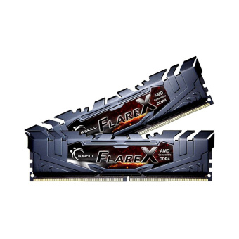 Комплект модулей памяти G.SKILL FlareX F4-3200C16D-32GFX DDR4 32GB (Kit 2x16GB) 3200MHz Комплект модулей памяти, G.SKILL, FlareX F4-3200C16D-32GFX (Kit 2x16GB), DDR4, 32GB, DIMM <PC4-25600/3200MHz>