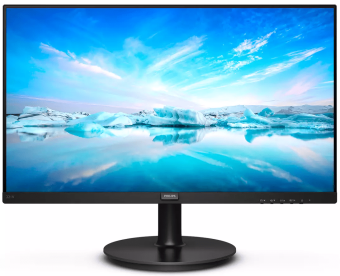 Монитор 27" PHILIPS 271V8L/01 VA 1920x1080 75Hz 4мс 250кдм 3000:1 VGA HDMI Черный Монитор 27" PHILIPS 271V8L/01 VA 1920x1080 75Hz 4мс 250кдм Угол обзора 178/178 3000:1 VGA HDMI Черный