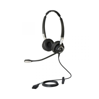 Гарнитура Jabra BIZ 2400 II Duo QD Гарнитура, Jabra, 2409-820-204, Jabra BIZ 2400 II Duo QD, Проводная, Шумоподавление, два динамика, накладные, Искусственная кожа