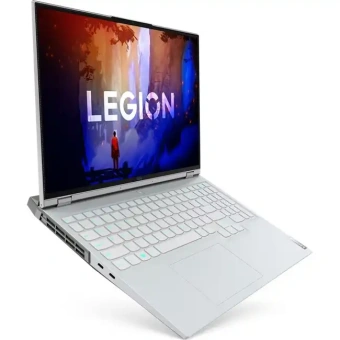 Ноутбук Lenovo 82RG00HDRK Legion 5 Pro 16ARH7H 16" WQXGA(2560x1600) IPS 165Hz/AMD Ryzen 7 6800H 3,2Ghz Octa/16GB/1TB SSD/NVIDIA GeForce RTX3070 8GB/Wi-Fi 6E/BT5.1/720P HD Camera/BKLT/DOS/2Y/White Ноутбук Lenovo 82RG00HDRK Legion 5 Pro 16ARH7H 16" WQXGA(2560x1600) IPS 165Hz/AMD Ryzen 7 6800H 3,2Ghz Octa/16GB/1TB SSD/NVIDIA GeForce RTX3070 8GB/Wi-Fi 6E/BT5.1/720P HD Camera/BKLT/DOS/2Y/White