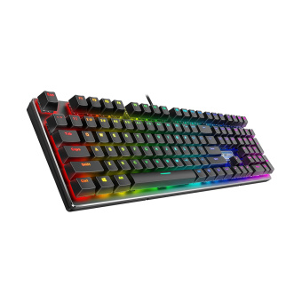 Клавиатура Rapoo V700RGB Клавиатура, Rapoo, V700RGB, Игровая, USB, Кол-во стандартных клавиш 104, Длина кабеля 1,8 метра, RGB, Анг/Рус, Чёрный