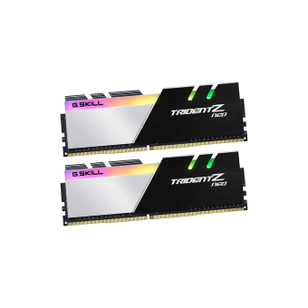 Комплект модулей памяти G.SKILL TridentZ Neo RGB F4-3200C16D-32GTZN DDR4 32GB (Kit 2x16GB) 3200MHz Комплект модулей памяти, G.SKILL, TridentZ Neo RGB F4-3200C16D-32GTZN (Kit 2x16GB), DDR4, 32GB, DIMM <PC4-25600/3200MHz>, Черный