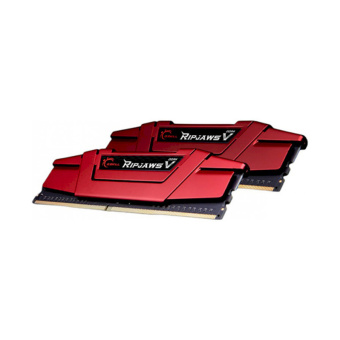 Комплект модулей памяти G.SKILL RipjawsV F4-3600C19D-32GVRB DDR4 32GB (Kit 2x16GB) 3600MHz Комплект модулей памяти, G.SKILL, RipjawsV F4-3600C19D-32GVRB (Kit 2x16GB), DDR4, 32GB, DIMM <PC4-28800/3600MHz>, Красный
