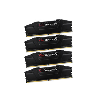 Комплект модулей памяти G.SKILL RipjawsV F4-3200C16Q-128GVK DDR4 128GB (Kit 4x32GB) 3200MHz Комплект модулей памяти, G.SKILL, RipjawsV F4-3200C16Q-128GVK (Kit 4x32GB), DDR4, 128GB, DIMM <PC4-25600/3200MHz>, Черный