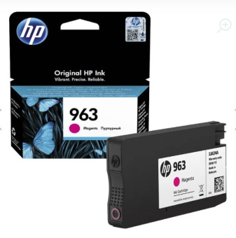 Картридж HP Europe 3JA24AE (3JA24AE#BGX) Картридж HP Europe/3JA24AE/Струйный/№963/пурпурный