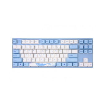 Клавиатура Varmilo Sea Melody V2 VEA87 Cherry MX Brown Клавиатура, Varmilo, Sea Melody V2, VEA87, Cherry MX Brown, A23A038D3A3A06A033, Механическая, Подсветка, 358*134*35мм, Англ/Рус, Голубой