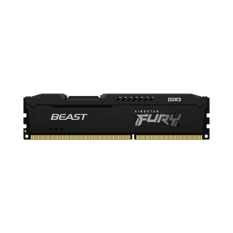 Модуль памяти Kingston Fury Beast Black KF316C10BB/8 DDR3 8GB 1600MHz Модуль памяти, Kingston, Fury Beast Black KF316C10BB/8, DDR3, 8GB, CL10, DIMM <PC3-12800/1600MHz>, черный