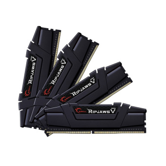 Комплект модулей памяти G.SKILL RipjawsV F4-3200C16Q-128GVK DDR4 128GB (Kit 4x32GB) 3200MHz Комплект модулей памяти, G.SKILL, RipjawsV F4-3200C16Q-128GVK (Kit 4x32GB), DDR4, 128GB, DIMM <PC4-25600/3200MHz>, Черный