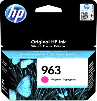 Картридж HP Europe 3JA24AE (3JA24AE#BGX) Картридж HP Europe/3JA24AE/Струйный/№963/пурпурный