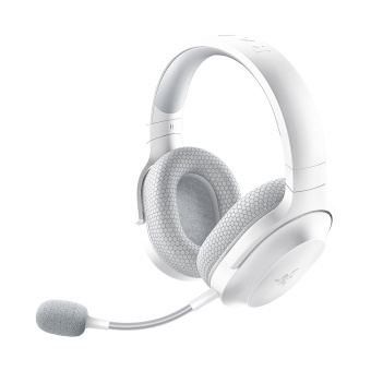 Гарнитура Razer Barracuda X 2022 - Mercury White Гарнитура, Razer, Barracuda X 2022, RZ04-04430200-R3M1, Беспроводные, Микрофон съемный, 20 - 20 000 Гц, Динамики 40 мм, 30 Ом, USB-C, Белый