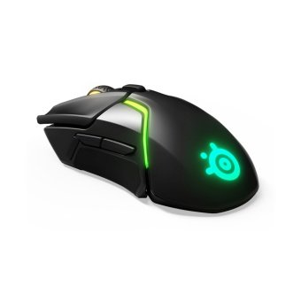 Компьютерная мышь Steelseries Rival 650 Wireless Компьютерная мышь, Steelseries, Rival 650 Wireless, 62456 Игровая, Оптическая 12000dpi (сенсор TrueMove 3+), 7 кнопок, Беспроводная, Подсветка RGB, Чёрная