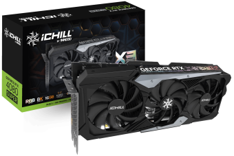 Видеокарта Inno3D GeForce RTX4080 SUPER ICHILL X3, 16G GDDR6X HDMI 3xDP C408S3-166XX-187049H Видеокарта Inno3D GeForce RTX4080 SUPER ICHILL X3, 16G GDDR6X 256-bit HDMI 3xDP C408S3-166XX-187049H