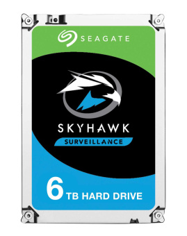 Жесткий диск Seagate SkyHawk ST6000VX001 6TB, 3.5", 5400 RPM, SATA-III, 512e, 256MB, для систем видеонаблюдения Жесткий диск Seagate SkyHawk ST6000VX001 6TB, 3.5", 5400 RPM, SATA-III, 512e, 256MB, для систем видеонаблюдения