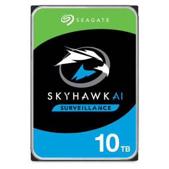 Жесткий диск Seagate SkyHawk AI ST10000VE001, 10TB, 3.5", 7200 RPM, SATA-III, 512e, 256MB, for NVR/DVR, для систем видеонаблюдения Жесткий диск Seagate SkyHawk AI ST10000VE001, 10TB, 3.5", 7200 RPM, SATA-III, 512e, 256MB, for NVR/DVR, для систем видеонаблюдения