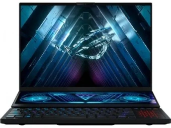 Ноутбук Asus 90NR0921-M00EA0 ROG Zephyrus Duo 16 GX650RX-LO196X 16" WQXGA(2560x1600) MiniLED 165Hz/AMD Ryzen 9 6900HX 3,3Ghz Octa/32GB/1TB SSD/NVIDIA GeForce RTX3080Ti 16GB/Wi-Fi 6E/BT5.2/IR+720P HD Camera/RGB Backlit PerKey/Windows 11 Pro/1Y/Black Ноутбук Asus 90NR0921-M00EA0 ROG Zephyrus Duo 16 GX650RX-LO196X 16" WQXGA(2560x1600) MiniLED 165Hz/AMD Ryzen 9 6900HX 3,3Ghz Octa/32GB/1TB SSD/NVIDIA GeForce RTX3080Ti 16GB/Wi-Fi 6E/BT5.2/IR+720P HD Camera/RGB Backlit PerKey/Windows 11 Pro/1Y/Black